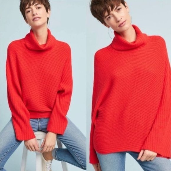 Moth (Anthropologie) Cowl Neck Sweater - Picture 1 of 12